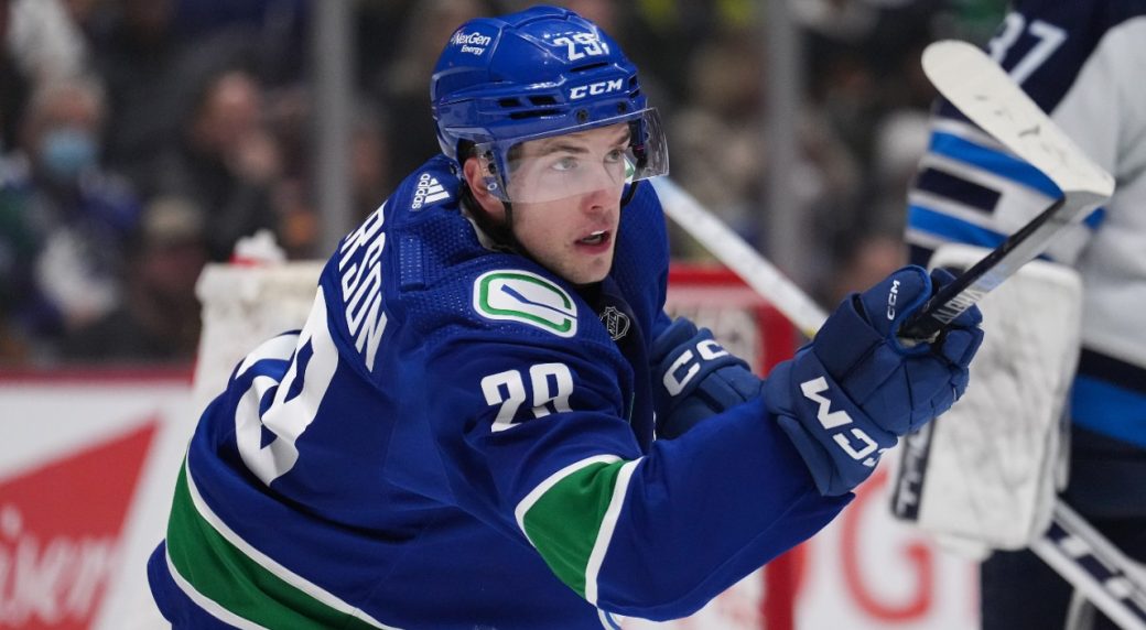 Blue Jackets claim Lane Pederson off waivers from Canucks