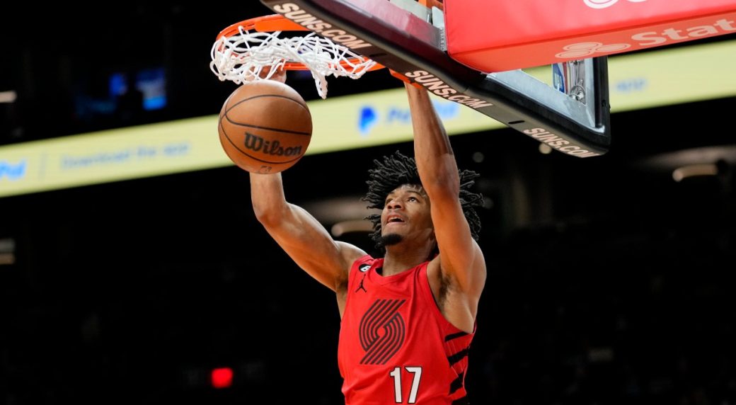 Blazers' Shaedon Sharpe drops out of NBA dunk contest: Reports