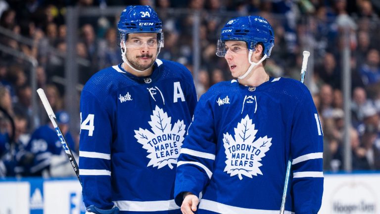 Toronto's Auston Matthews and Mitch Marner: linemates no more? (Nathan Denette/CP)