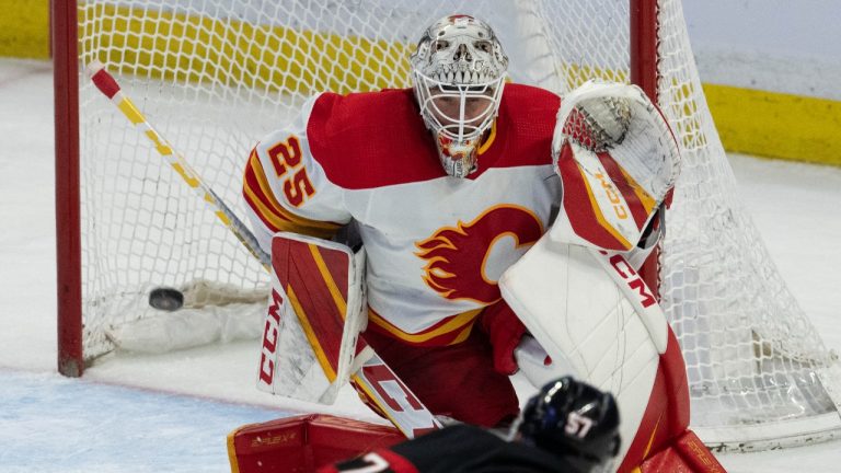 Calgary Flames goaltender Jacob Markstrom. (CP)