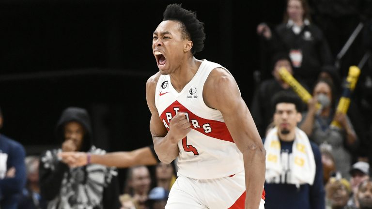 Toronto Raptors forward Scottie Barnes. (Brandon Dill/AP)