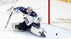 Jets&#8217; Hellebuyck misses Kraken game with illness, DeMelo returns to lineup