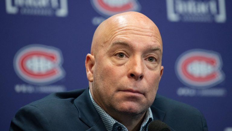 Montreal Canadiens general manager Kent Hughes. (Graham Hughes/CP)