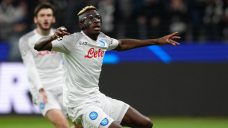 Osimhen scores, Napoli beats Frankfurt in Champions League