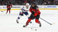 Sarah Nurse pulls Forsberg goal on Shesterkin at NHL Skills Competition