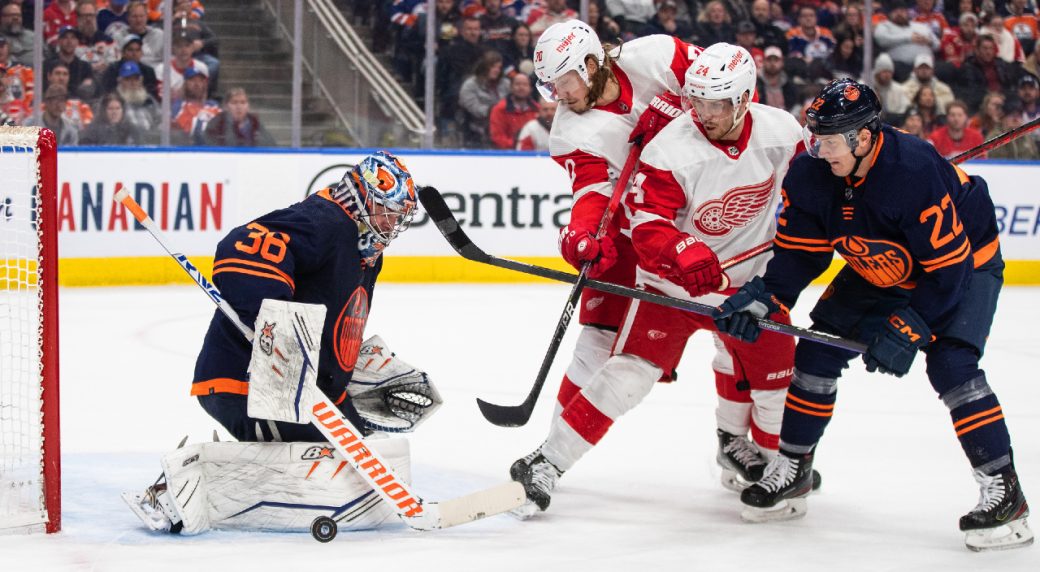 Suter’s shootout winner lifts Red Wings past Oilers for fourth straight