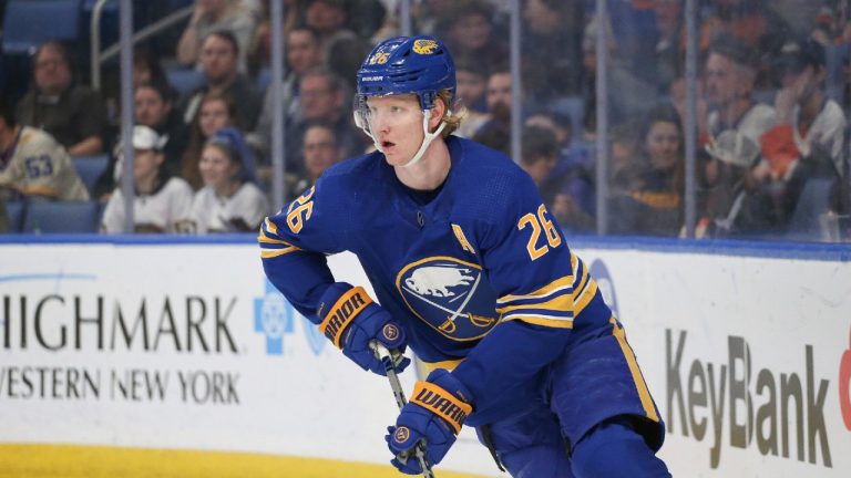 Buffalo Sabres defenceman Rasmus Dahlin (26). (Joshua Bessex/AP)