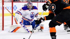 Oilers fortunate to grab point in shootout loss largely dominated by Flyers