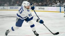 Lightning&#8217;s Cernak exits game vs. Devils with upper-body injury