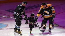 Crosby, Ovechkin, Ovi Jr. embrace the shared spotlight at All-Star Skills