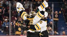 Hockey world explodes as Bruins&#8217; Ullmark scores goalie goal against Canucks