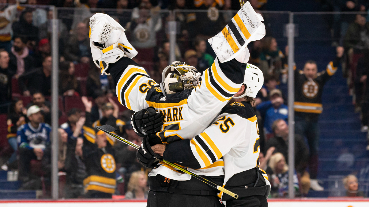 Boston Bruins History: Goalie, Linus Ullmark, Scores Goalie Goal