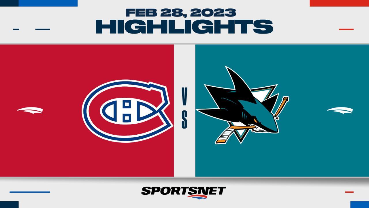 NHL Highlights: Canadiens 3, Sharks 1 thumbnail