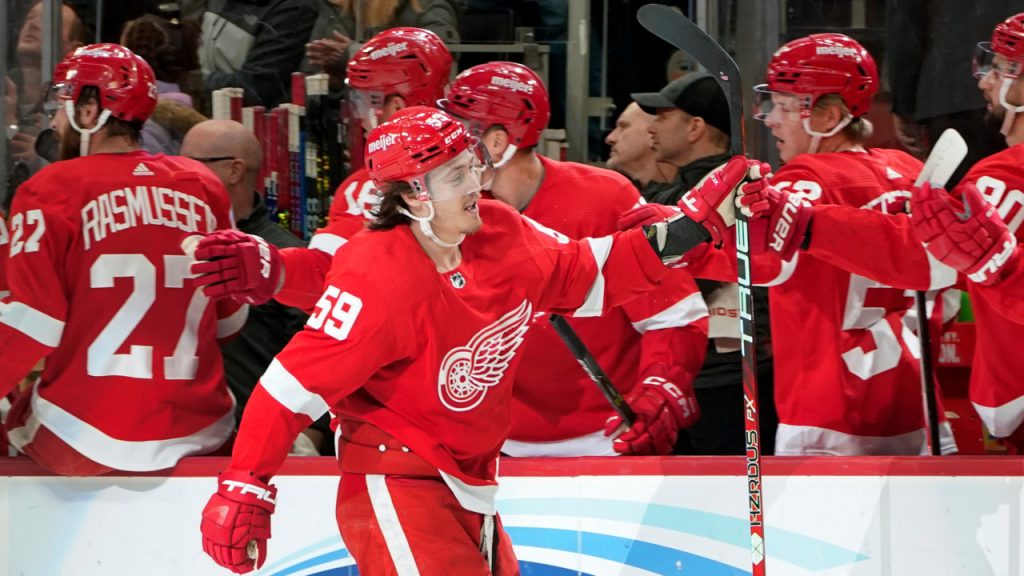 Tyler Bertuzzi proving a big booster for Red Wings (when he's