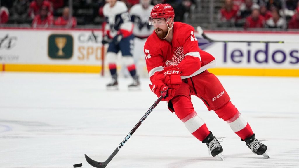 Filip Hronek's two goals help Red Wings sail past Blue Jackets