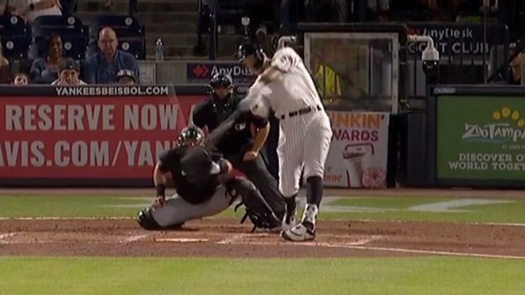 WATCH: Yankees' Aaron Judge hammers home runs in 1st workout of spring  training 2021 