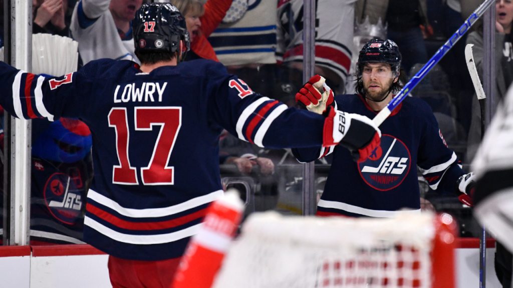 Adam Lowry's scoring and crashing helping fuel Jets' high-flying start