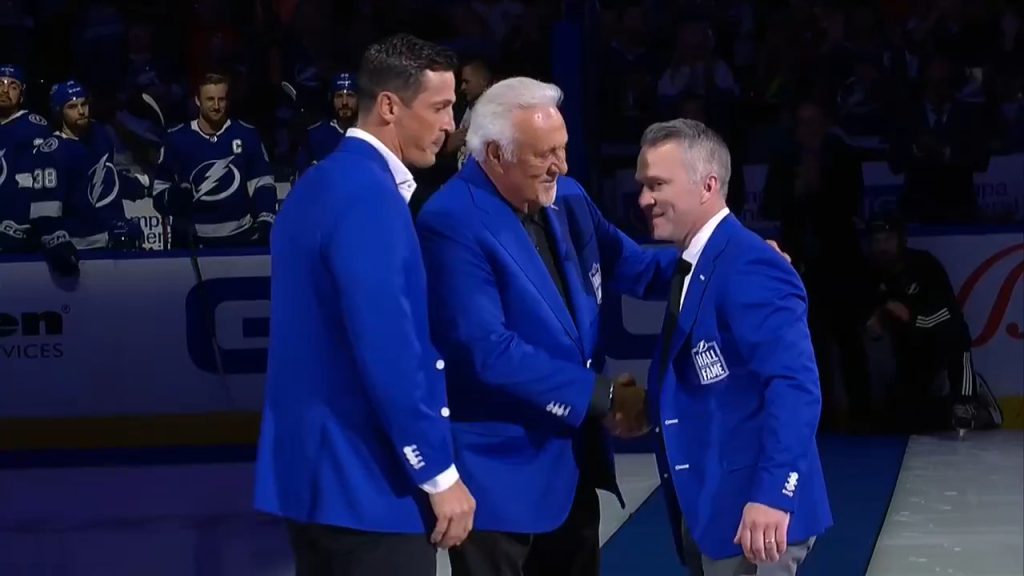 Phil Esposito star of the night at Lightning's first Hall of Fame