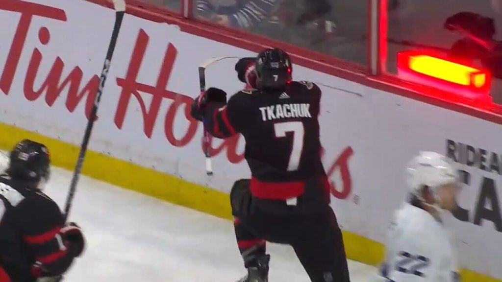 Senators’ Tkachuk Puts Home The Equalizer With 10 Seconds Remaining Vs ...