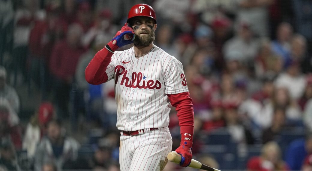 Phillies star Bryce Harper to get damaged elbow checked next week