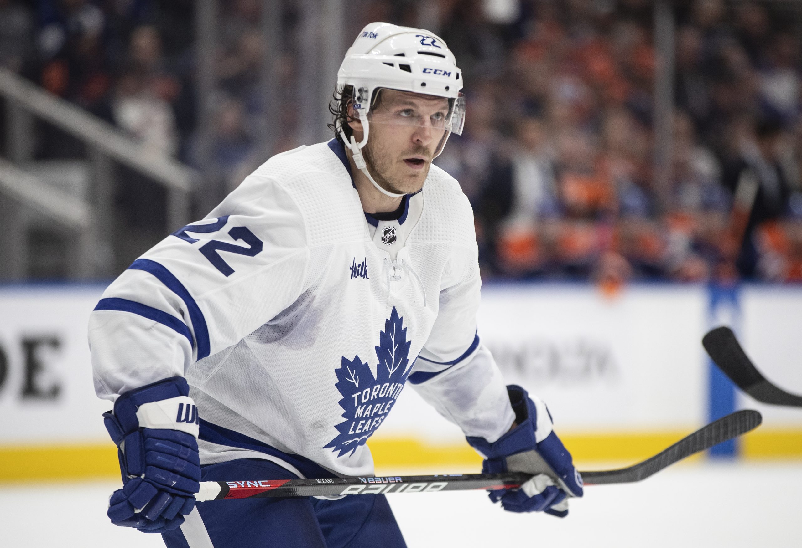 Maple Leafs’ Jake McCabe exits game vs. Stars with lower-body injury