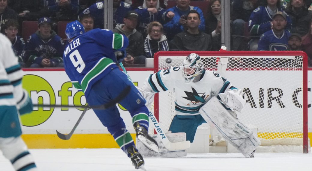 As Canucks continue to improve, Miller returns to being point-per-game player