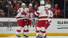 NHL Roundup: Aho, Gostisbehere lead Hurricanes to win over Coyotes