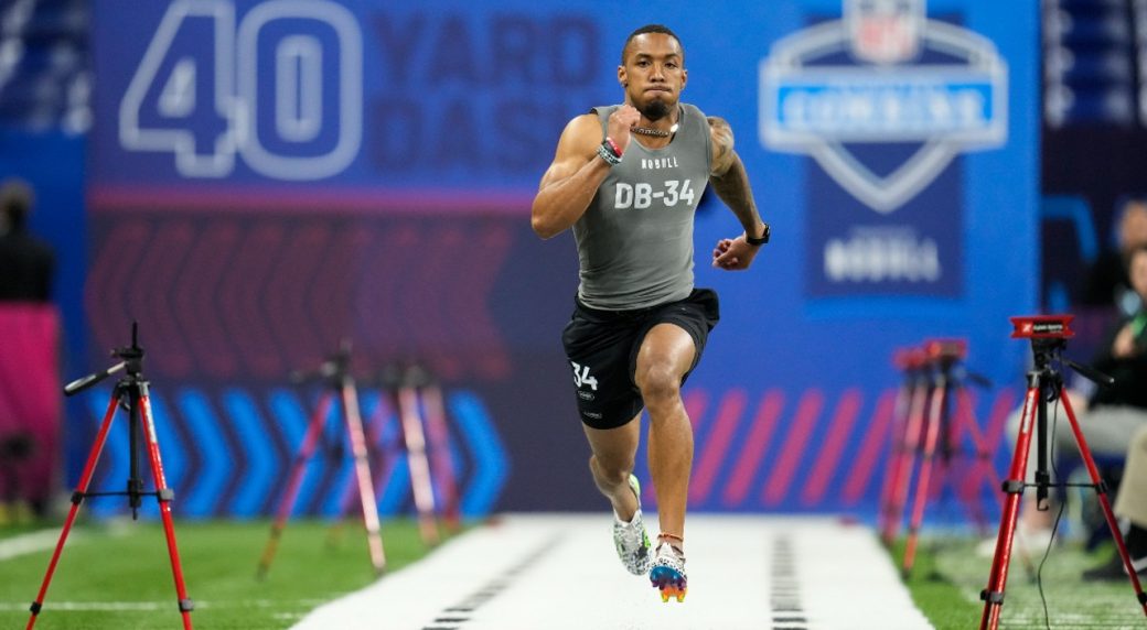 John Ross NFL Combine 40 Yard Dash Record 2017 4.22 Seconds