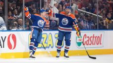 Ekholm’s strong defensive presence noticeable in debut as Oilers take down Maple Leafs