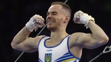 Ukrainian Olympic gymnast Verniaiev&#8217;s doping ban halved