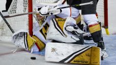 Flames fall to Golden Knights following Thompson&#8217;s 37-save effort