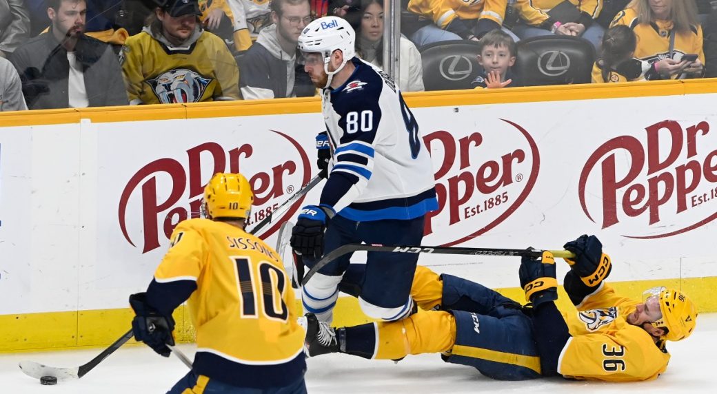 Happy Return: Back from injury, Dubois leads Jets to huge OT win over Predators