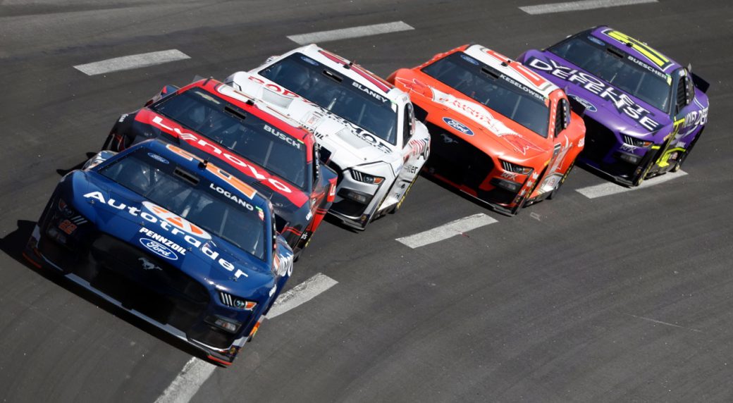 Logano Passes Keselowski On Last Lap To Give Ford Win At Atlanta