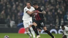 AC Milan reaches Champions League quarterfinals after draw with Spurs