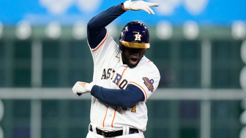 Yordan Alvarez Hits Go Ahead Blast To Lift Astros - MohitEcommerce