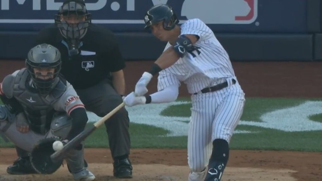 WATCH: Yankees shortstop Anthony Volpe hits first career MLB home run vs.  Twins 