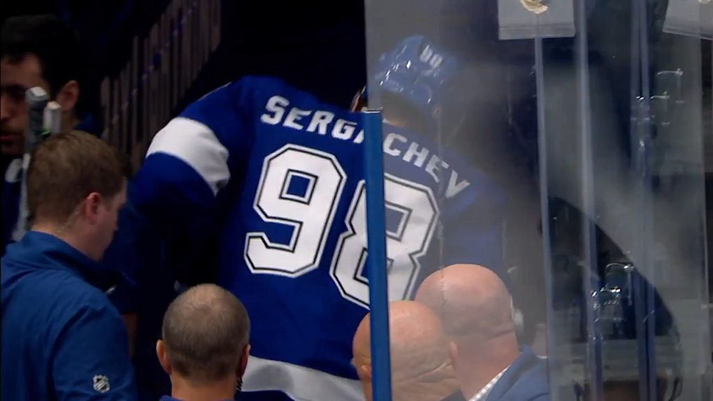 Mikhail Sergachev gives Lightning fan 'coolest moment of my life'