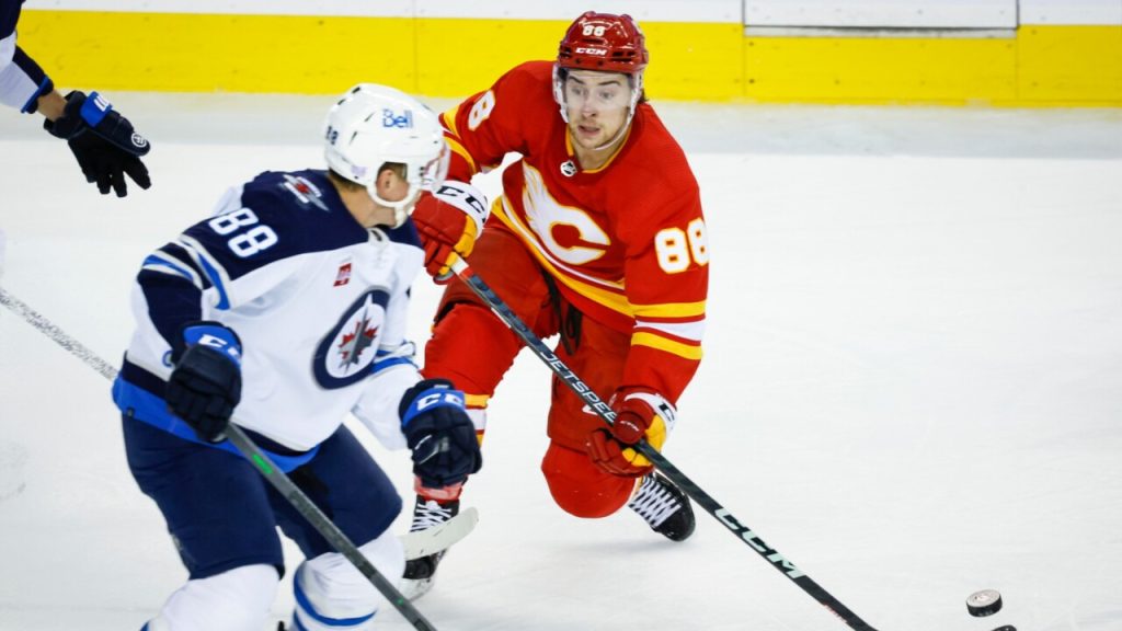 Calgary Flames unveil 2023 Pride Night commemorative warm-up