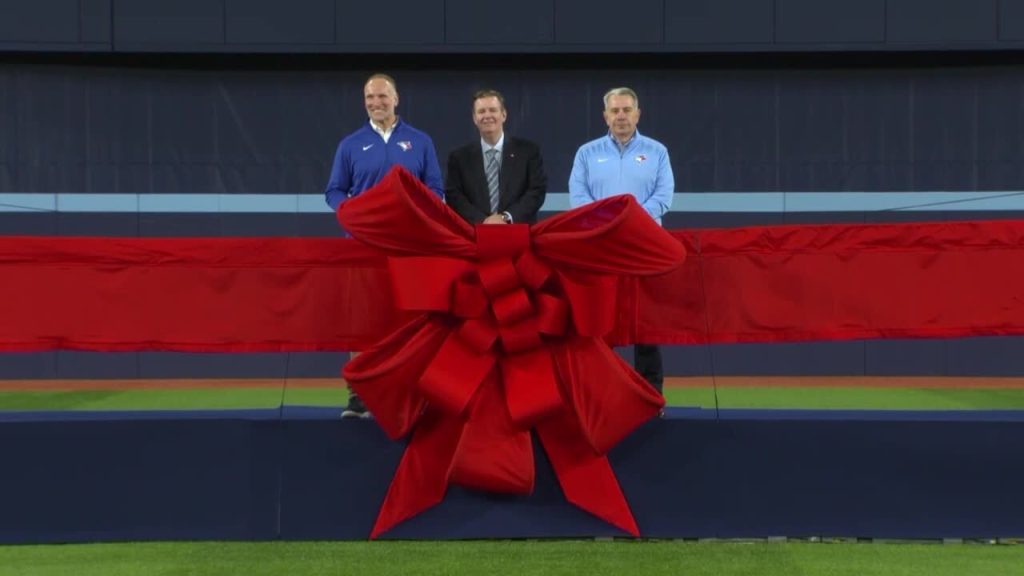 Blue Jays Unveil Completed Outfield District of Rogers Centre Renovations  at Ribbon-Cutting Ceremony
