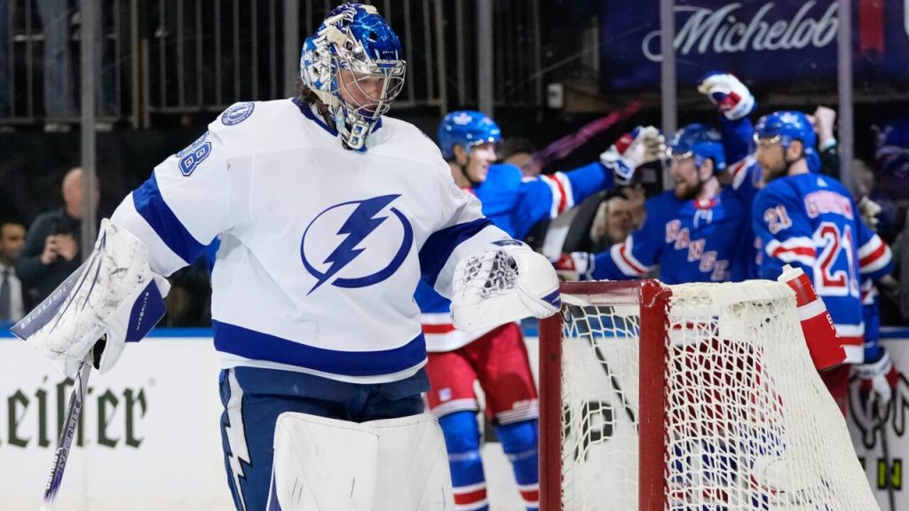 Lightning lean on Vasilevskiy to send Devils packing