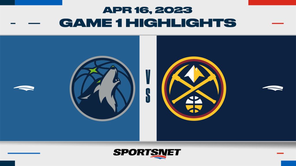 NBA Game 1 Highlights Nuggets 109, Timberwolves 80 BVM Sports