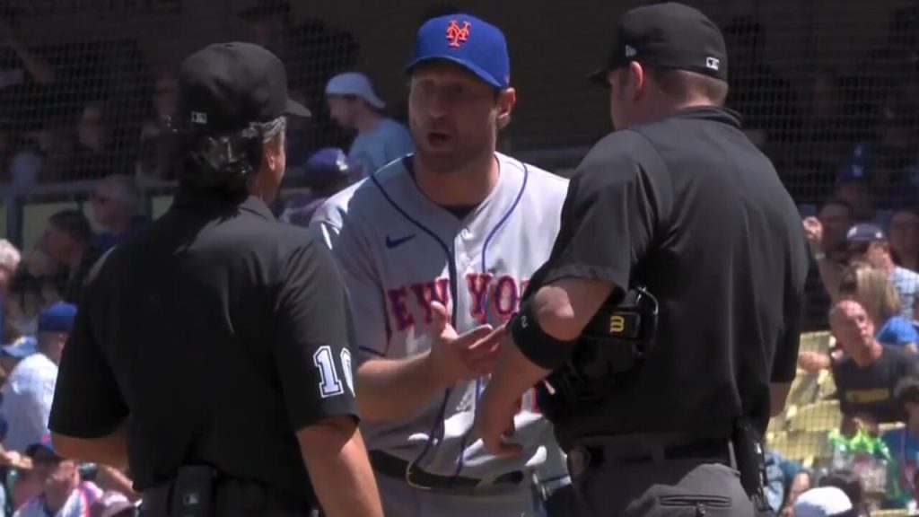 Video: Mets' Max Scherzer Ejected vs. Dodgers After Foreign