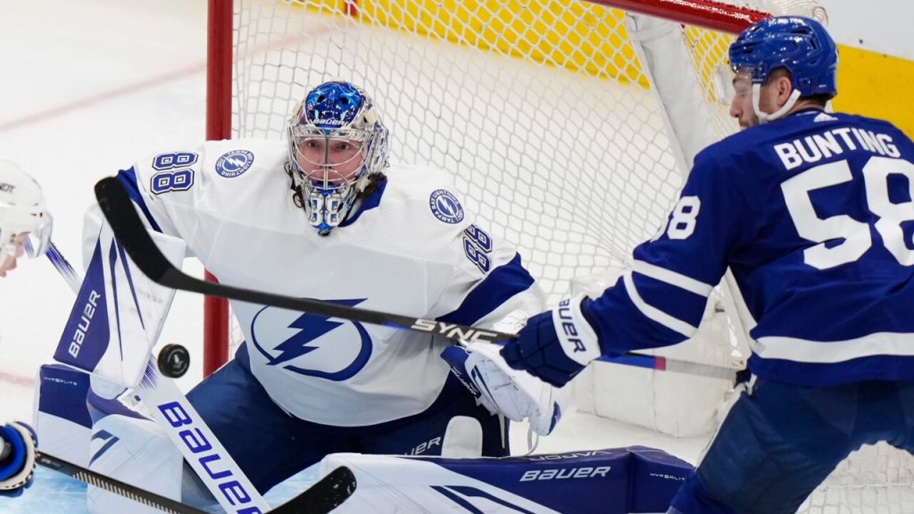 Lightning lean on Vasilevskiy to send Devils packing