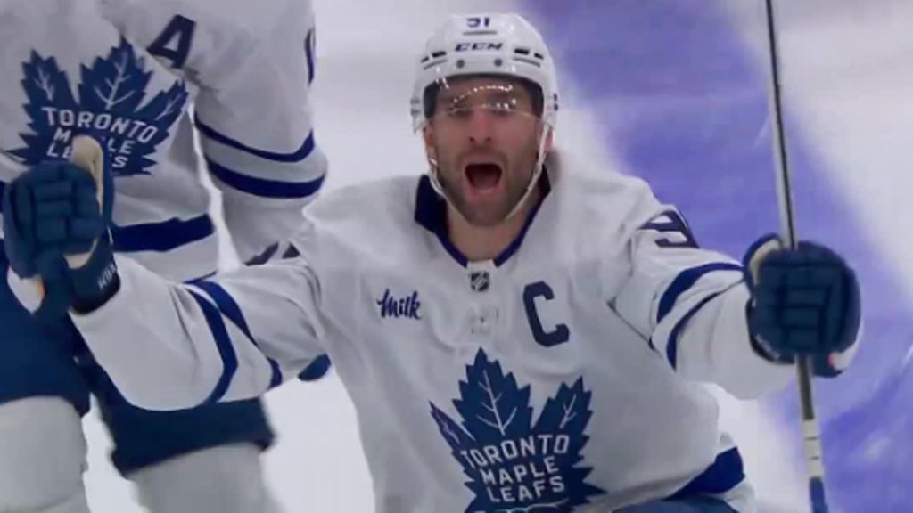 Maple Leafs win in overtime after Devils score own goal