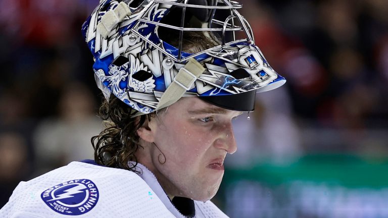 Tampa Bay Lightning goaltender Andrei Vasilevskiy. (AP) 