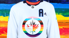 Winnipeg Jets&#8217; on Pride Night warmup jersey: &#8216;We&#8217;re going to wear it&#8217;