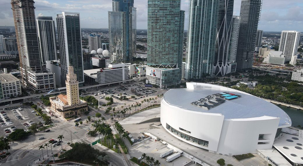 Miami Heat's arena name change; now known as Kaseya Center