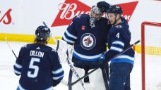 Workhorse Hellebuyck stands tall for shutout in Jets&#8217; biggest game of year