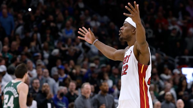 NBA playoffs: Jimmy Butler explodes for 56 as Heat stun Giannis  Antetokounmpo, Bucks to put No. 1 seed on brink of elimination