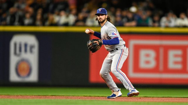 Watch: Watch: Texas Rangers Outfielder Josh Smith Taken to